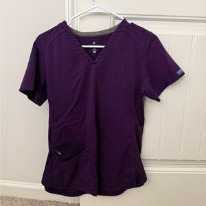 Med Couture Purple scrub top